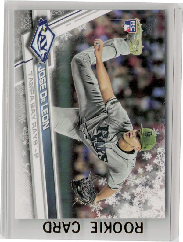 2017 Topps Holiday Jose De Leon RC #HMW199 Rays