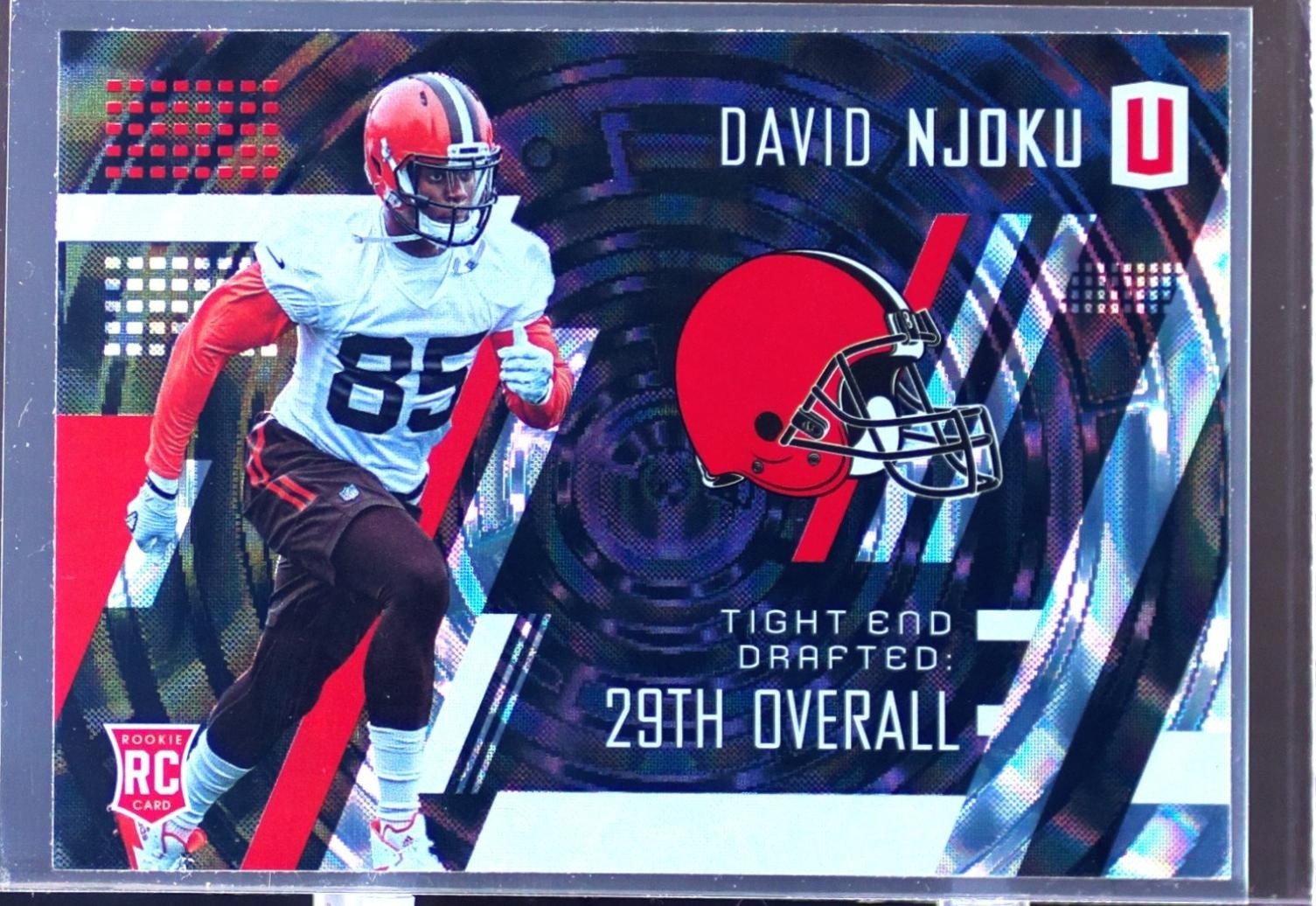 2017 Unparalleled David Njoku RC #300 Browns