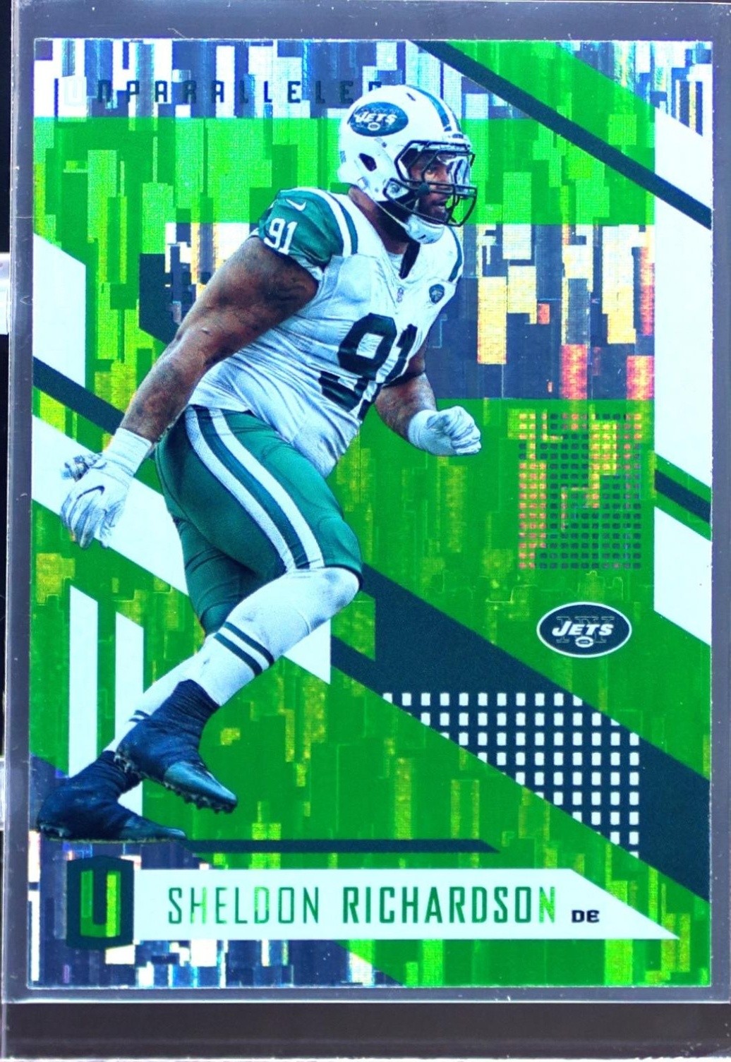 2017 Unparalleled Sheldon Richardson Lime Green #19 Jets