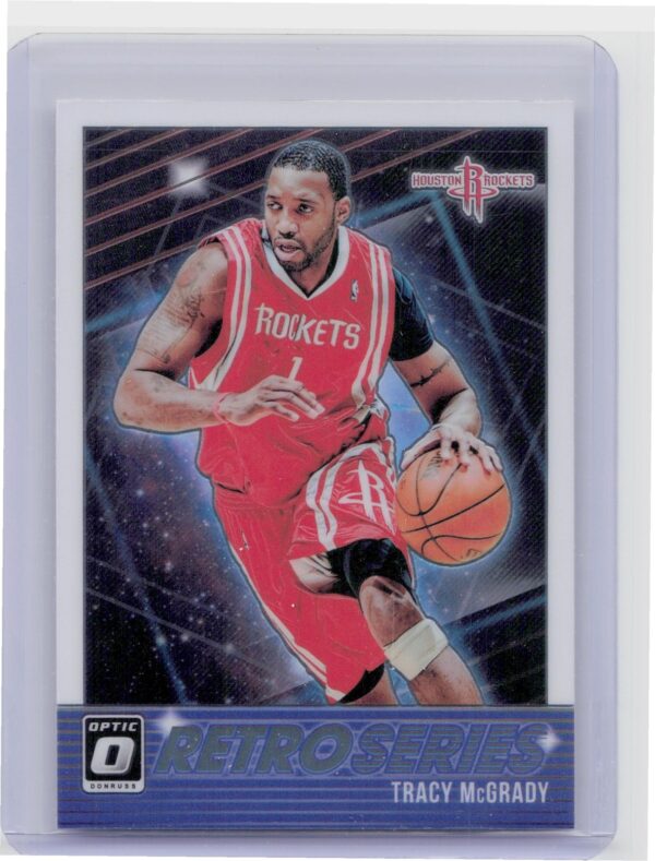 2018-19 Donruss Optic Tracy McGrady #18 Rockets Retro Series