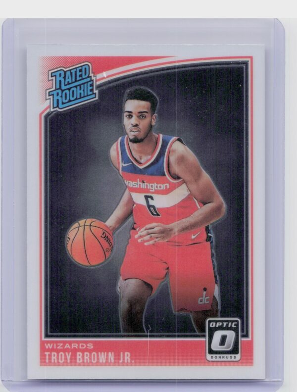 2018-19 Donruss Optic Troy Brown Jr. RC #192 Wizards
