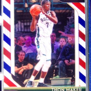 2018-19 Prizm Thon Maker Prizms Red White and Blue #27 Bucks