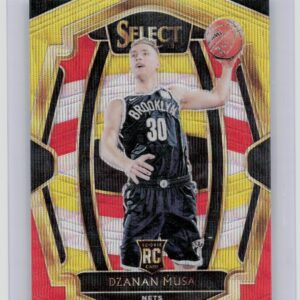 2018-19 Select Dzanan Musa Tri Color Prizms #186 Nets