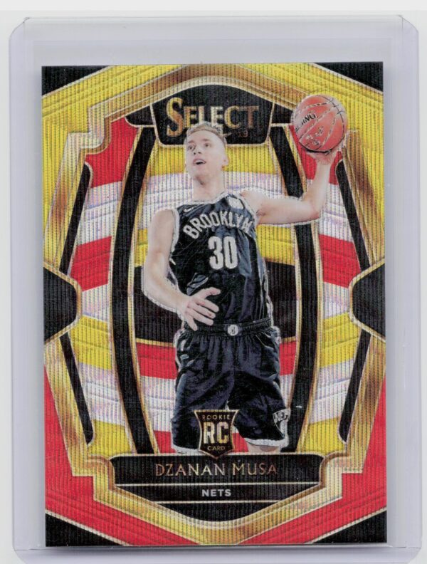 2018-19 Select Dzanan Musa Tri Color Prizms #186 Nets