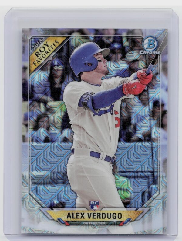 2018 Bowman Alex Verdugo #ROYF-AV Dodgers Chrome Rookie of the Year