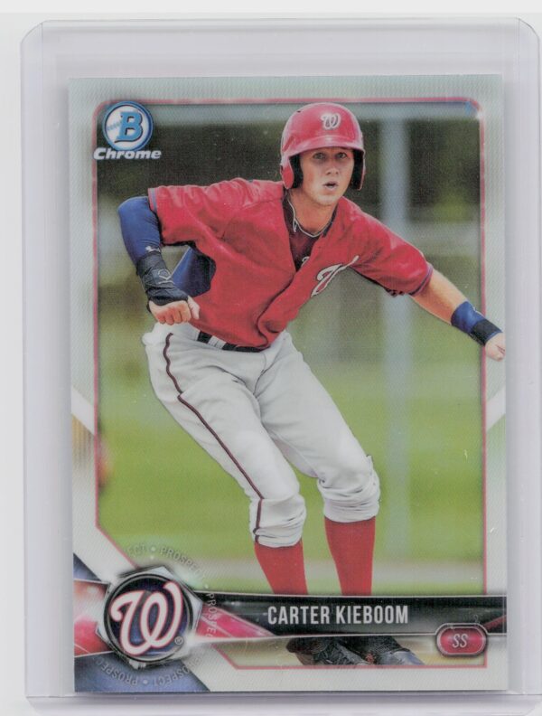 2018 Bowman Draft Carter Kieboom Chrome Refractors #BDC-93 Nationals
