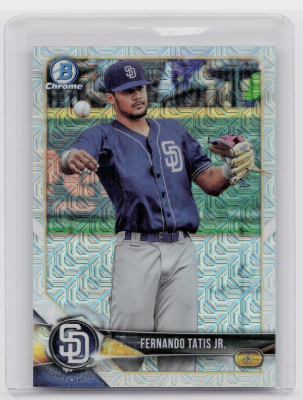 2018 Bowman Fernando Tatis Jr. #BCP114 Padres Chrome Prospects Mojo Refractor