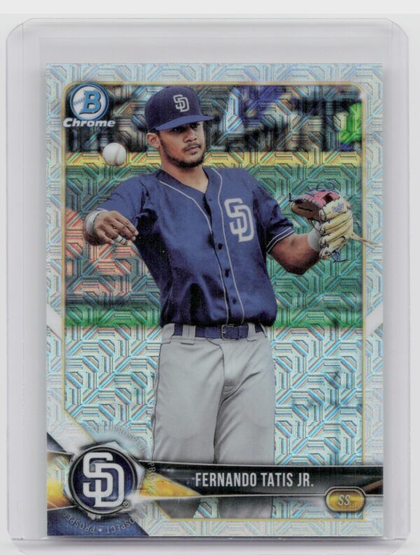 2018 Bowman Fernando Tatis Jr. #BCP114 Padres Chrome Prospects Mojo Refractor