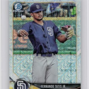 2018 Bowman Fernando Tatis Jr. #BCP114 Padres Chrome Prospects Mojo Refractor