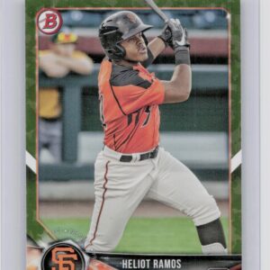 2018 Bowman Heliot Ramos #BP143 Giants Prospects Camo