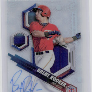 2018 Bowman High Tek Brent Rooker AU #PHT-BR Twins Prospects Autograph