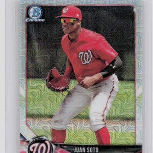 2018 Bowman Juan Soto #BCP52 Nationals Chrome Prospects Mojo Refractor