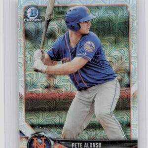 2018 Bowman Pete Alonso #BCP137 Mets Chrome Prospects Mojo Refractor