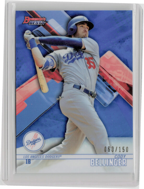 2018 Bowman's Best Cody Bellinger Blue SN150 #8 Dodgers