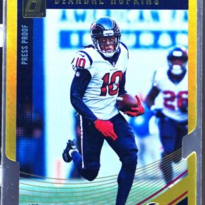 2018 Donruss DeAndre Hopkins Press Proof Gold Die Cut /25 #115 Texans