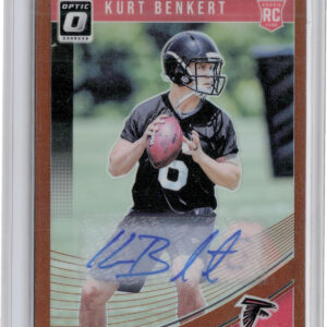 2018 Donruss Optic Kurt Benkert AU #149 Falcons Rookies Autographs Bronze