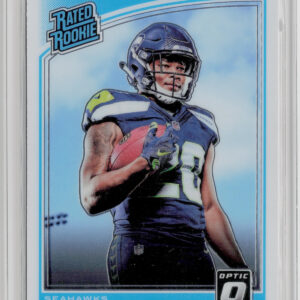 2018 Donruss Optic Rashaad Penny RC #168 Seahawks