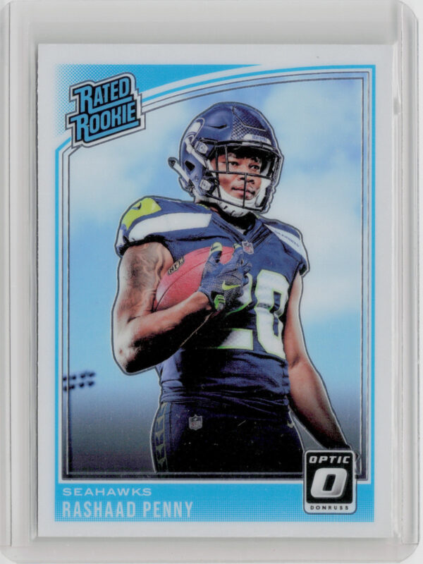2018 Donruss Optic Rashaad Penny RC #168 Seahawks
