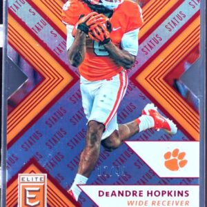 2018 Elite Draft Picks DeAndre Hopkins Status Die Cut Red /49 #28 Tigers