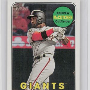 2018 Heritage Andrew McCutchen SP VAR #705 Giants