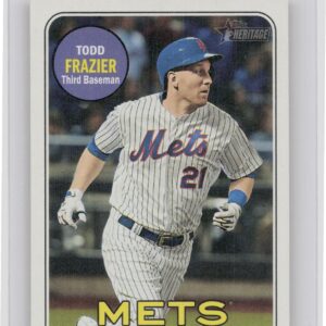 2018 Heritage Todd Frazier SP VAR #718 Mets
