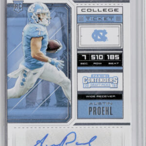 2018 Panini Contenders Draft Picks Austin Proehl AU #205 Heels
