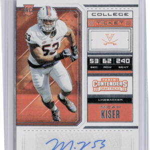 2018 Panini Contenders Draft Picks Micah Kiser AU #263 Cavaliers