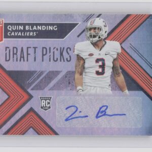 2018 Panini Elite Draft Picks Quin Blanding AU #204 Cavaliers Draft Picks Autogr