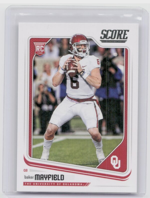 2018 Score Baker Mayfield RC #351 Sooners