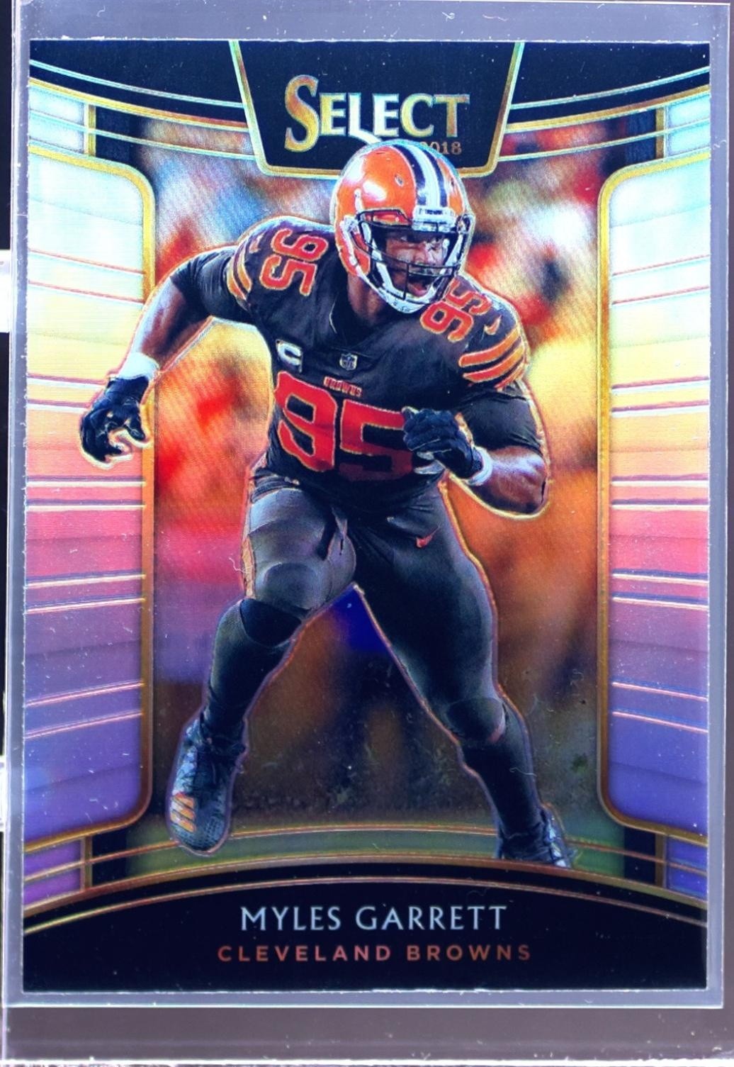 2018 Select Myles Garrett Silver Prizm #32 Browns