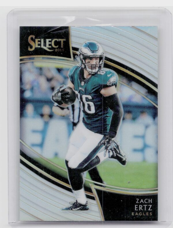 2018 Select Zach Ertz Silver Prizm #262 Eagles