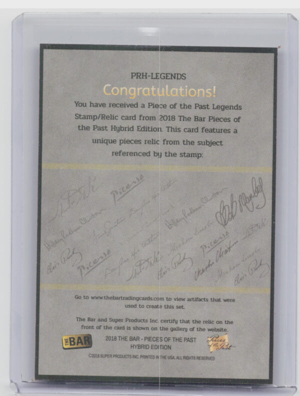 2018 The Bar Pieces of the Past Hybrid 3/11 - Image 3