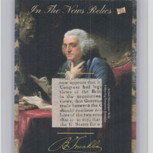 2018 The Bar Pieces of the Past Hybrid Edition:  Benjamin Franklin