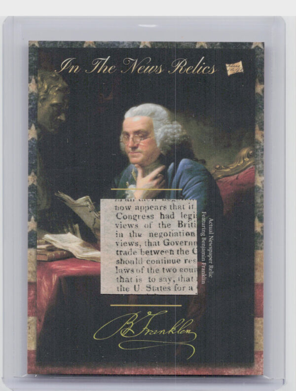 2018 The Bar Pieces of the Past Hybrid Edition:  Benjamin Franklin