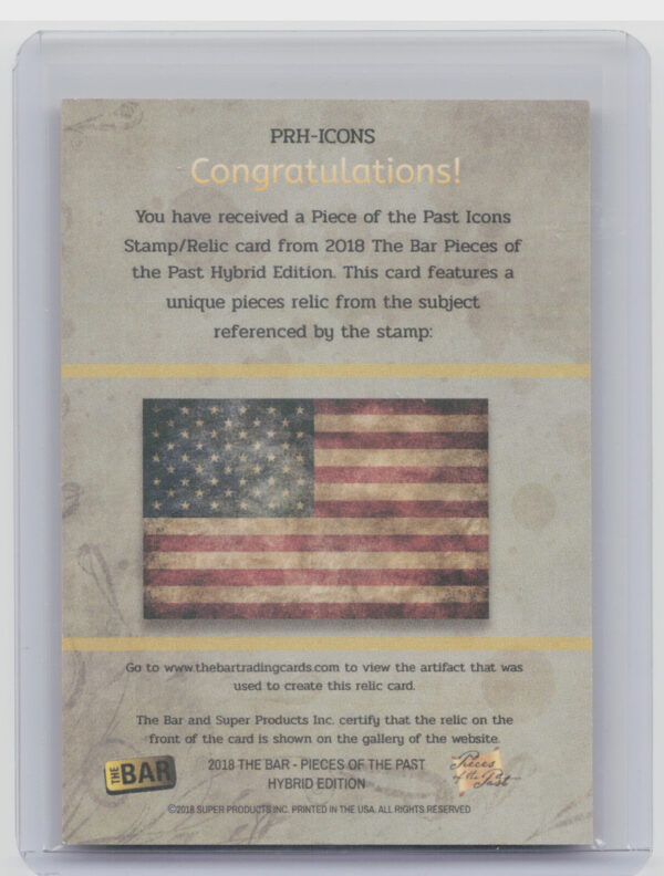 2018 The Bar Pieces of the Past Hybrid Edition Donald Trump The Top 1/4 - Image 3
