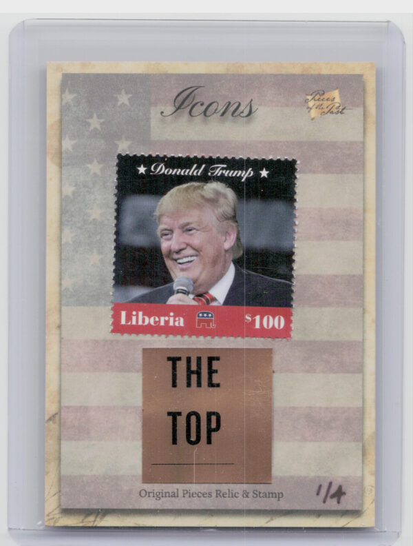 2018 The Bar Pieces of the Past Hybrid Edition Donald Trump The Top 1/4