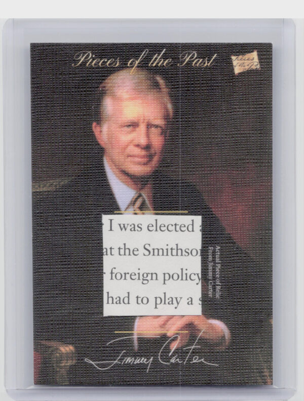 2018 The Bar Pieces of the Past Hybrid Edition:  Jimmy Carter