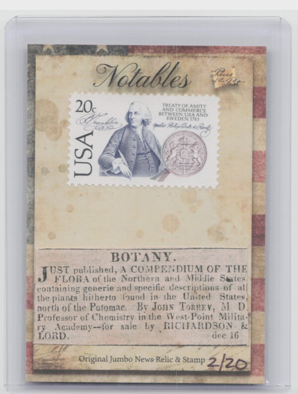 2018 The Bar Pieces of the Past Hybrid Edition Treaty of Amity and Commerce 2/20