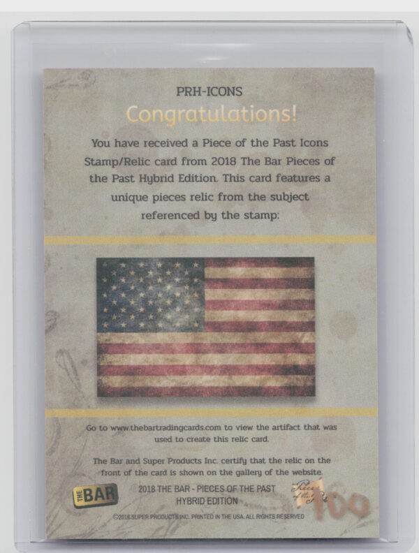 2018 The Bar Pieces of the Past Hybrid George Bush 2/5 - Image 3
