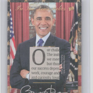 2018 The Bar Pieces of the Past  Mementos Edition: Barack Obama ITNM-BO