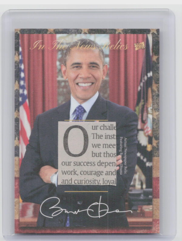 2018 The Bar Pieces of the Past  Mementos Edition: Barack Obama ITNM-BO