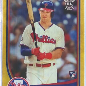 2018 Topps Big League Rhys Hoskins Gold RC #113 Phillies