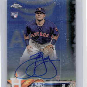 2018 Topps Chrome J.D. Davis AU #RA-JD Astros Rookie Autographs