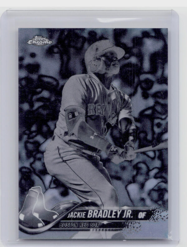 2018 Topps Chrome Jackie Bradley Jr. Negative Refractor #115 Sox
