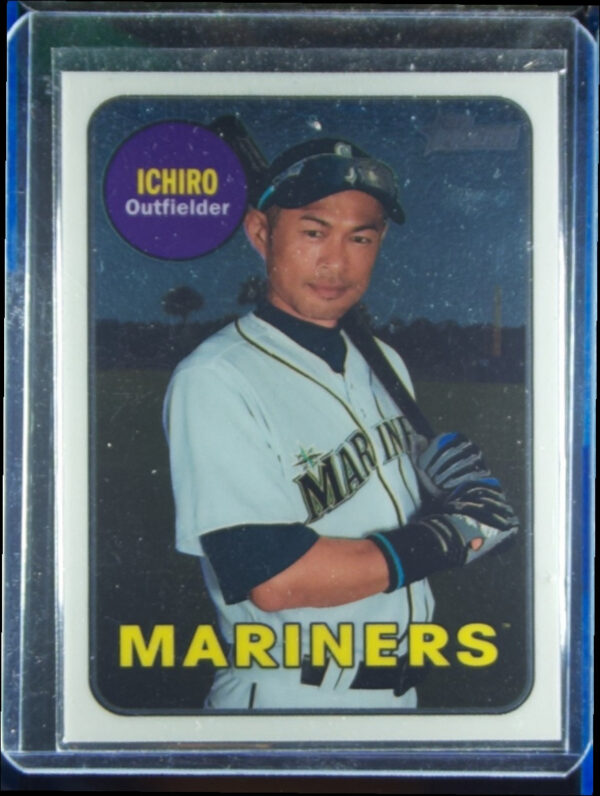 2018 Topps Heritage Ichiro Suzuki Chrome SN999 #THC-716 Mariners