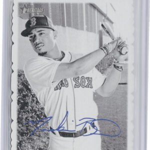 2018 Topps Heritage Mookie Betts #14 Sox 1969 Topps Deckle