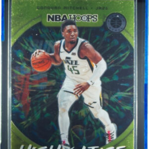 2019-20 Hoops Premium Stock Donovan Mitchell #8 Jazz High Voltage