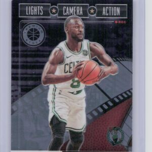 2019-20 Hoops Premium Stock Kemba Walker #14 Celtics Lights Camera Action