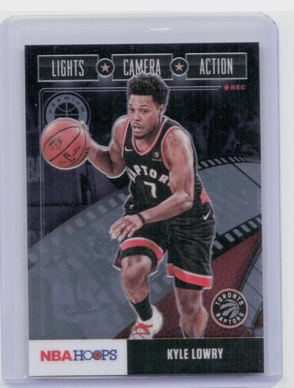 2019-20 Hoops Premium Stock Kyle Lowry #26 Raptors Lights Camera Action