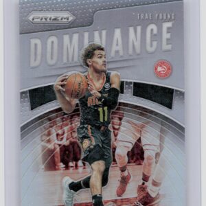 2019-20 Panini Prizm Trae Young #25 Hawks Dominance Silver